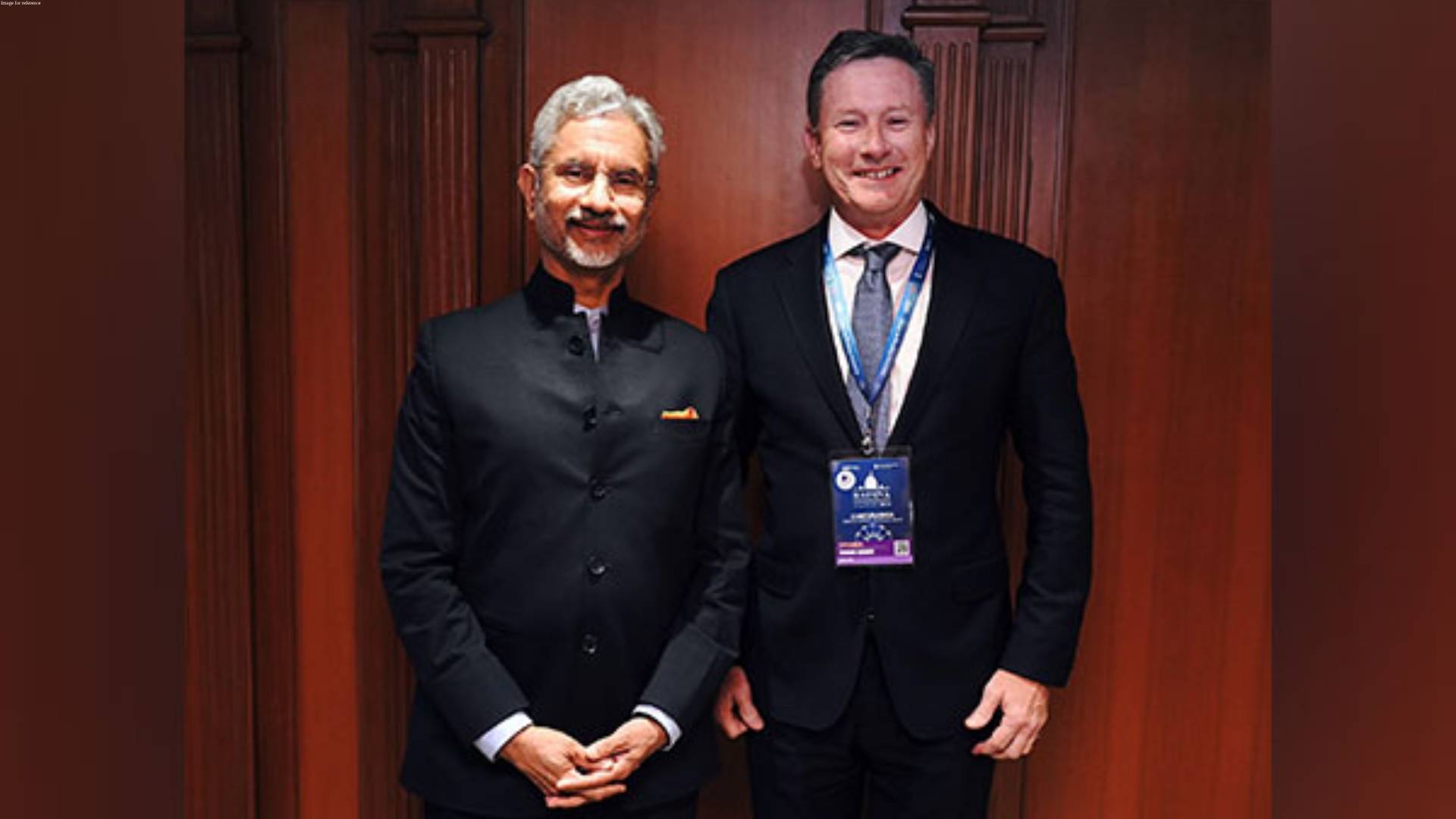 EAM Jaishankar meets Australian Intelligence chief Andrew Shearer on sidelines of Raisina Dialogue